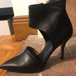 Vince peek-a-boo stiletto booties